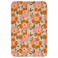 WC-VORLEGER Blumen - Motiv - Retro WC Teppich 40x60 cm - Multicolor, Kunststoff/Textil (40/1cm) - OnlyWow