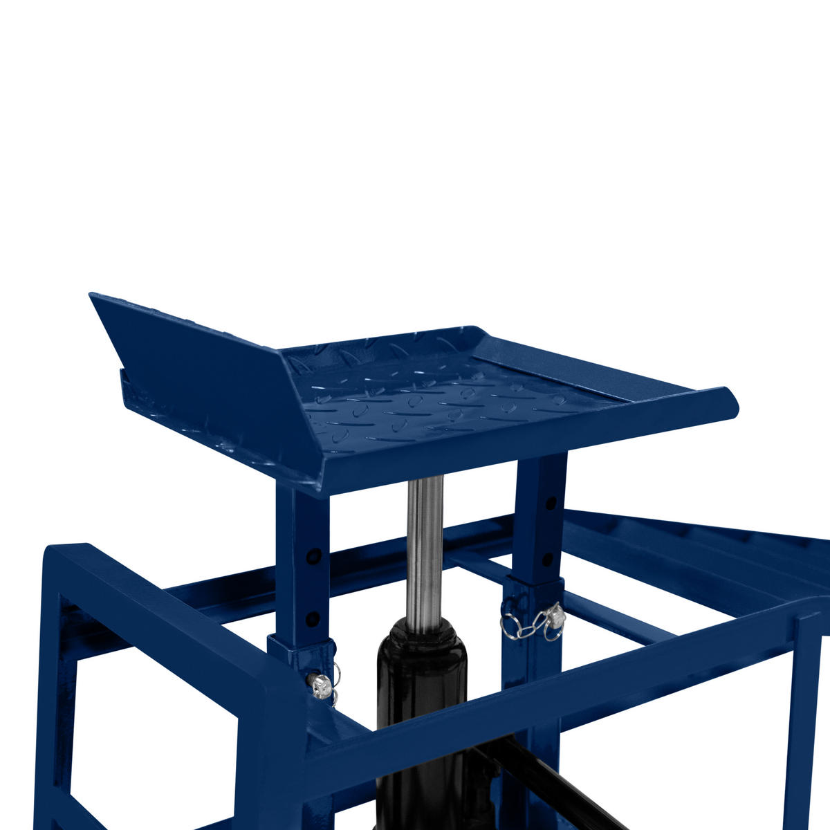AUFFAHRRAMPEN Set mit hydraulischem Wagenheber – 3T - Blau, Metall (114/34/30.5cm) - T-Mech