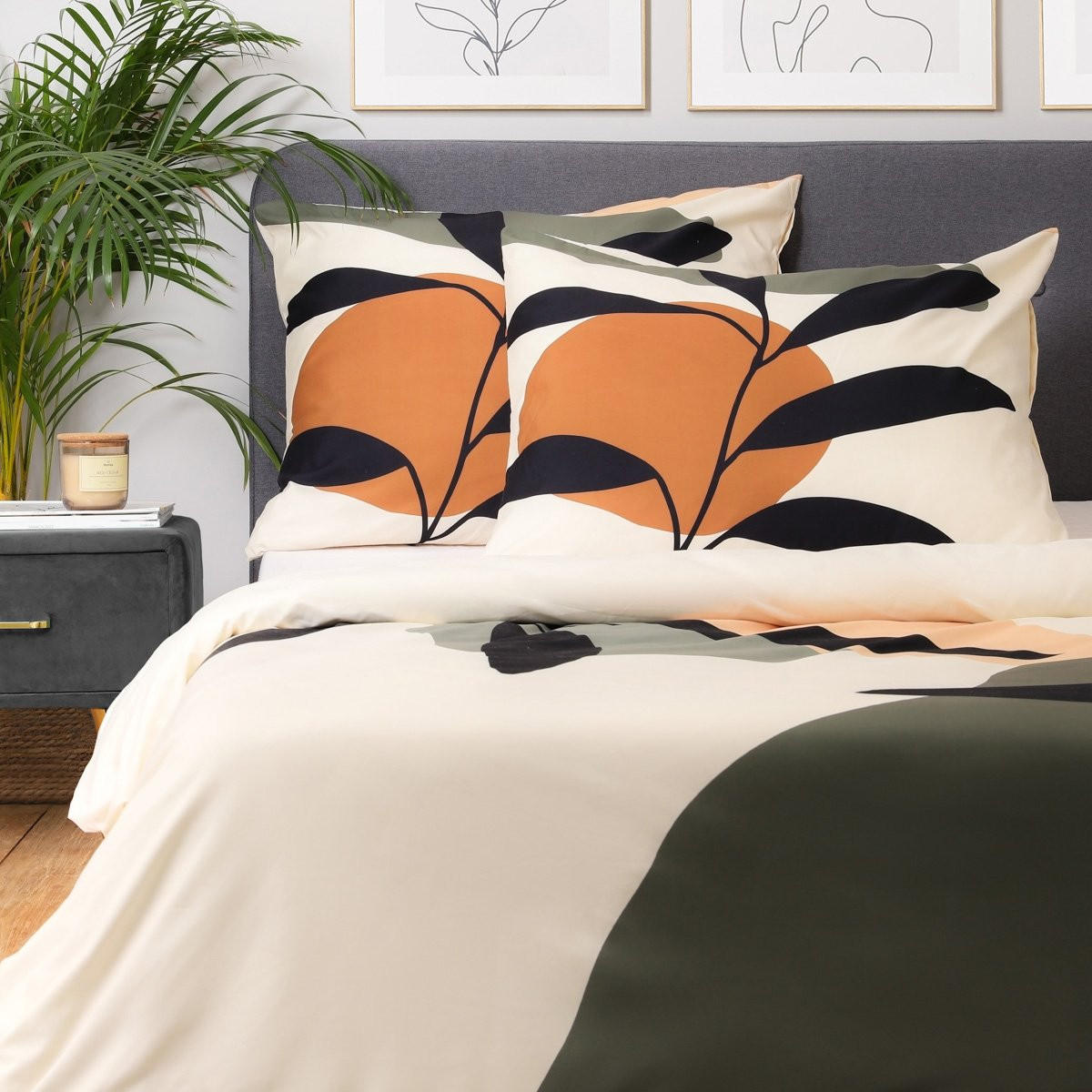 BETTWÄSCHE Tierra 160/200 cm - Multicolor, Textil (160/200cm) - Homla