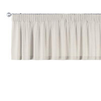 KURZGARDINE Loneta mit Kräuselband, grau und beige, 390x40 cm - Grau, Textil (390/40cm) - Dekoria