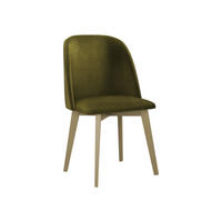 STUHL Monti 3, Holzfarbe: Sonoma - Eichefarben/Grün, Holz (48/83/55cm) - MIRJAN24