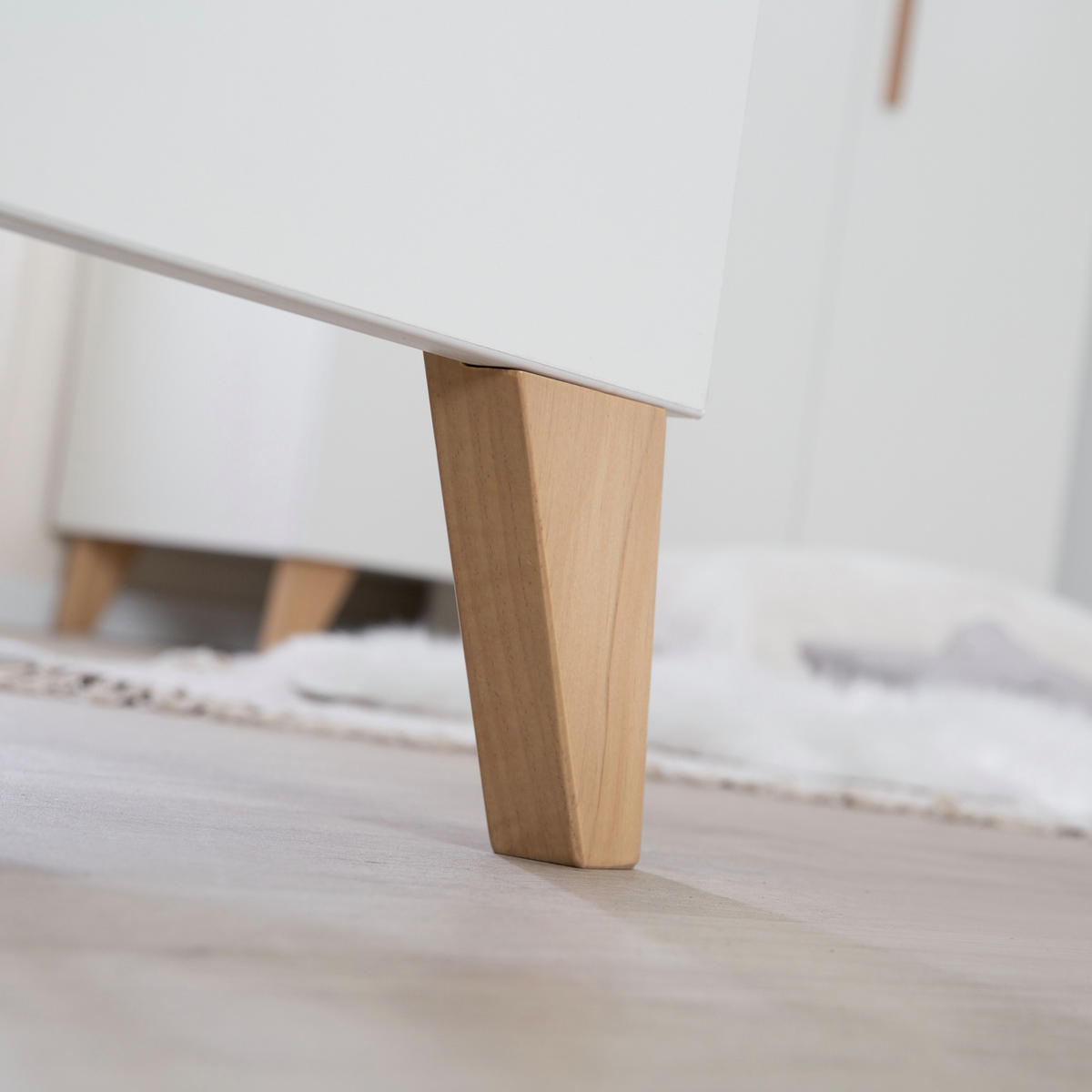 KOMBI-KINDERBETT 70 x 140 cm Leon - Weiß, Holz - Roba