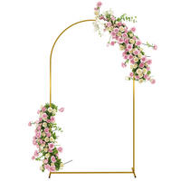 ROSENBOGEN DE-18334 220 cm hoch, für Hochzeit & Events Gold - Goldfarben, Metall (120/220/40cm) - ComfortXL