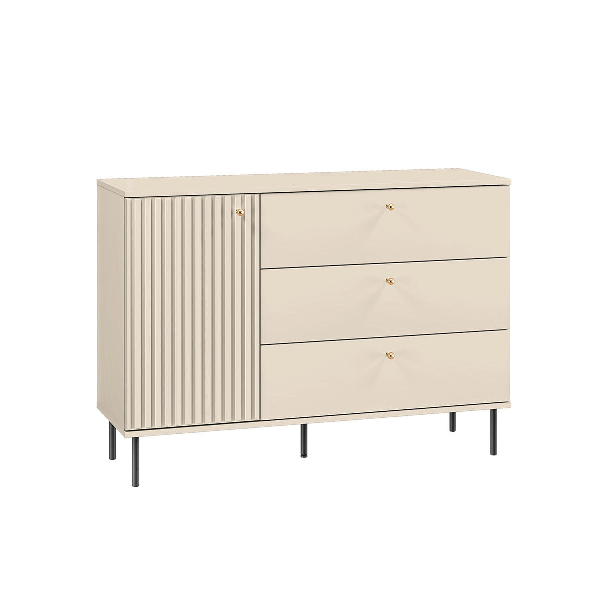 SIDEBOARD Nova Beige - Beige, Holzwerkstoff (120/85/40cm) - Petits-meubles