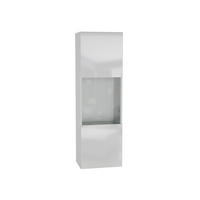 HÄNGESCHRANK Weiß, Weiß Hochglanz 40/126/29 - Weiß Hochglanz/Weiß, Holzwerkstoff (40/126/29cm) - RAUMHIRSCH FURNITURE