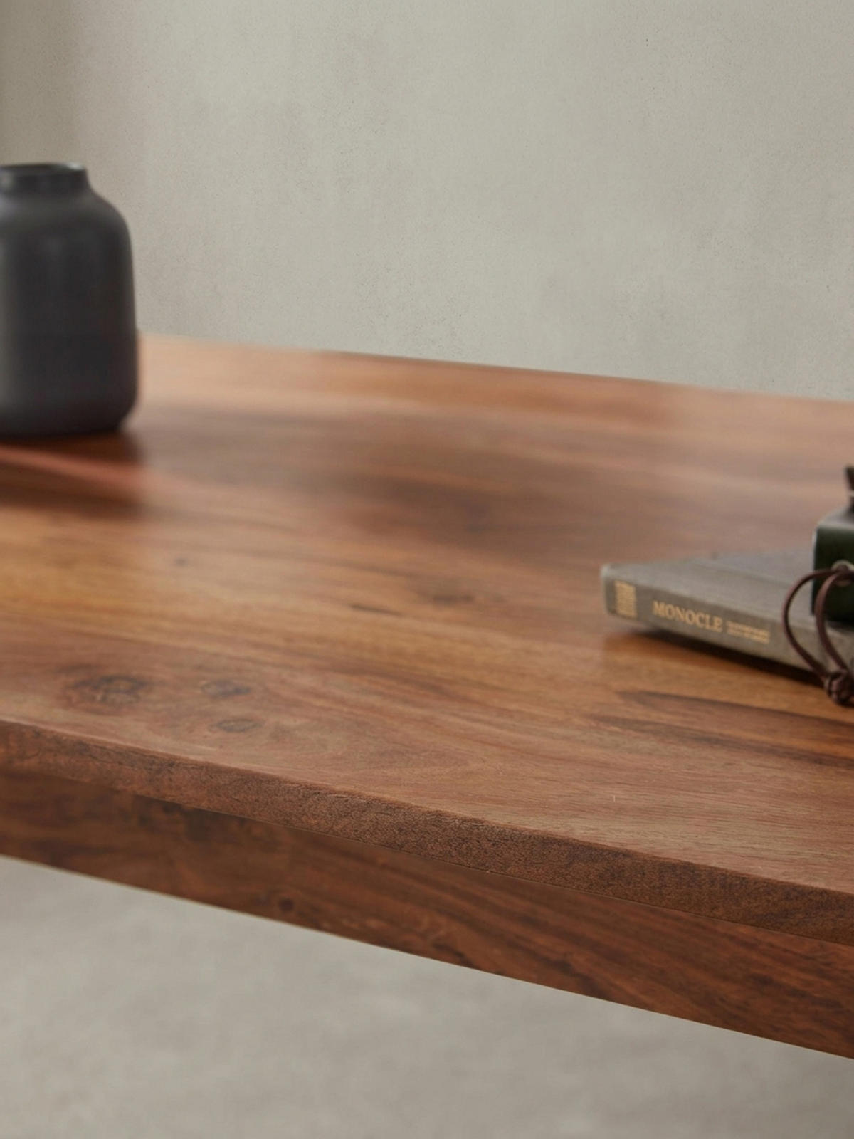 ESSZIMMERTISCH – Rechteckig Massivholz Braun 120x77x60 cm Rustikal - Braun, Holz (120/60/77cm) - KADIMA DESIGN