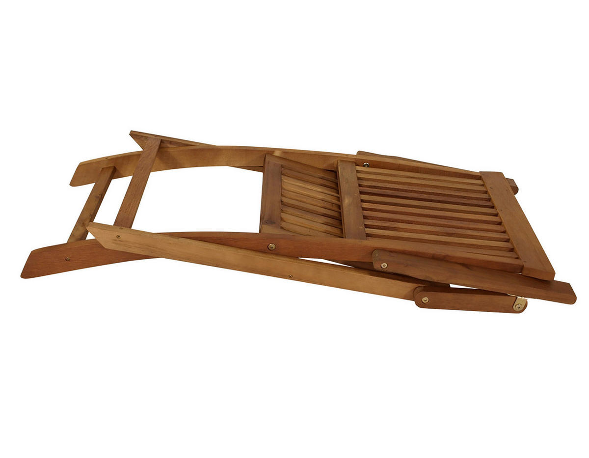 KLAPPGARTEN-GARNITUR Togula, Gartenessgruppe für 4 Personen, GartenGARTEN-GARNITUR aus Akazie geölt, klappbar, FSC®-zertifiziert - Braun, Holz - TPFGarden