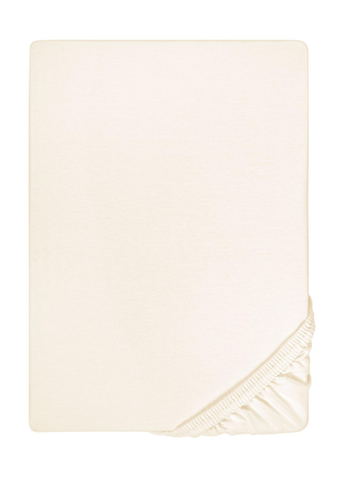 SPANNBETTTUCH Jersey natur, 90x190 cm - 100x220 cm - Naturfarben, Textil (100/220cm) - biberna