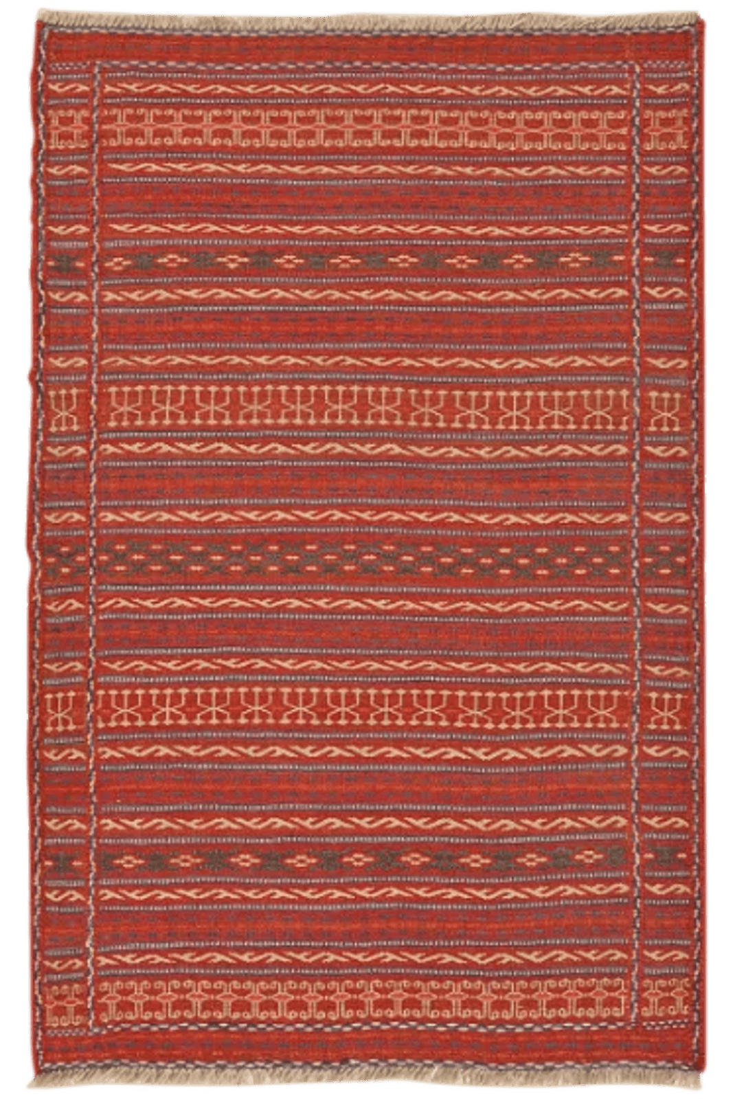 Looma Kelim-Teppich Rot 80x124 cm
