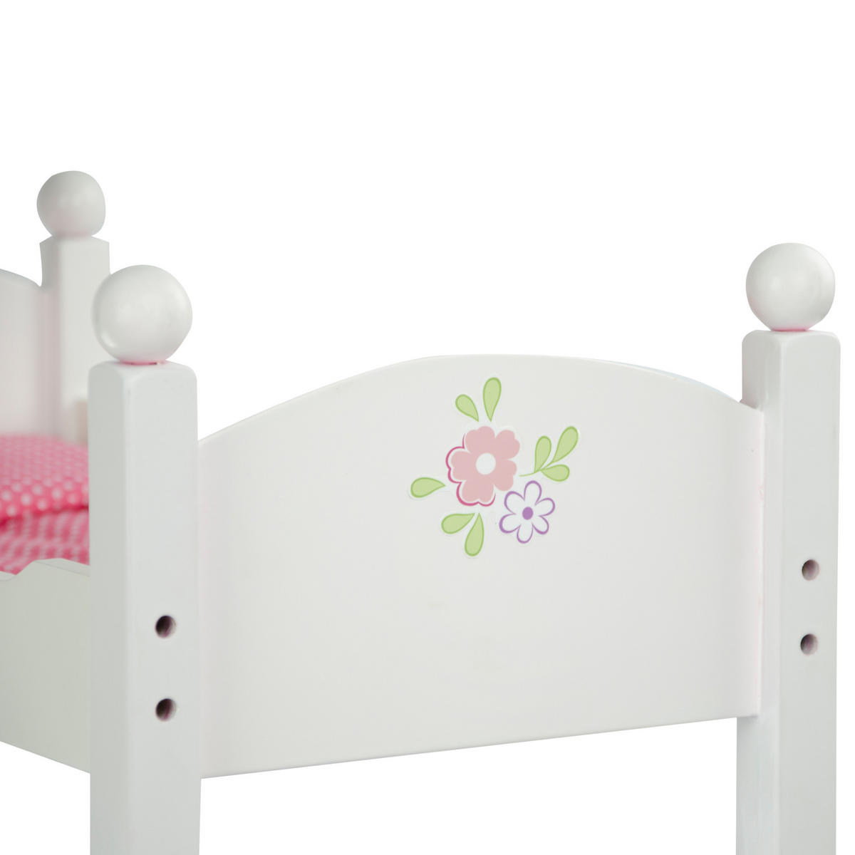 PUPPENBETT, Weiß, 44cm - Weiß, Holzwerkstoff (27/44/51cm) - Teamson Kids