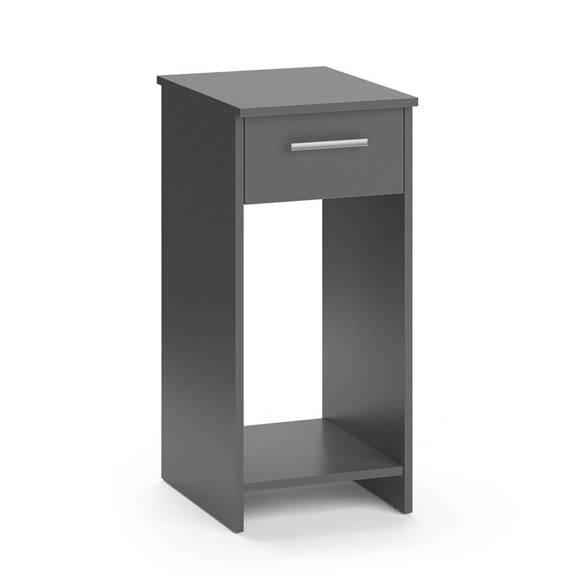 PC-SCHRANK Odin Anthrazit 35.1 x 45 cm - Anthrazit, Holzwerkstoff (45/35.1/77cm) - Vicco