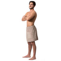 BADEMANTEL, L/XL, 100% Baumwolle, Braun - Fango, Textil (L/XLnull) - Zollner