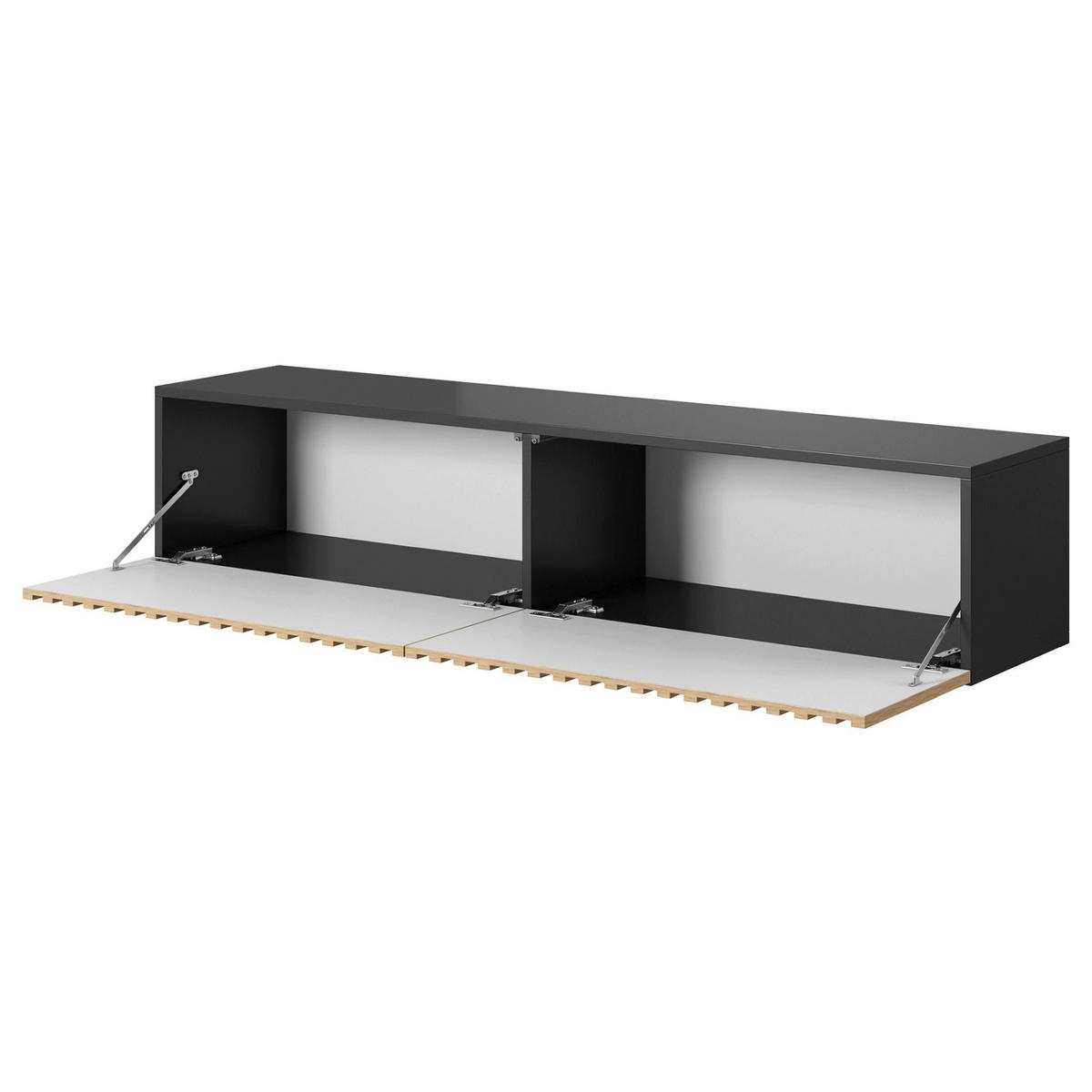 TV stolek Telire černý / dub 138/30/32 cm - černá/dub artisan, kompozitní dřevo (138.6/30/31.6cm) - Selsey