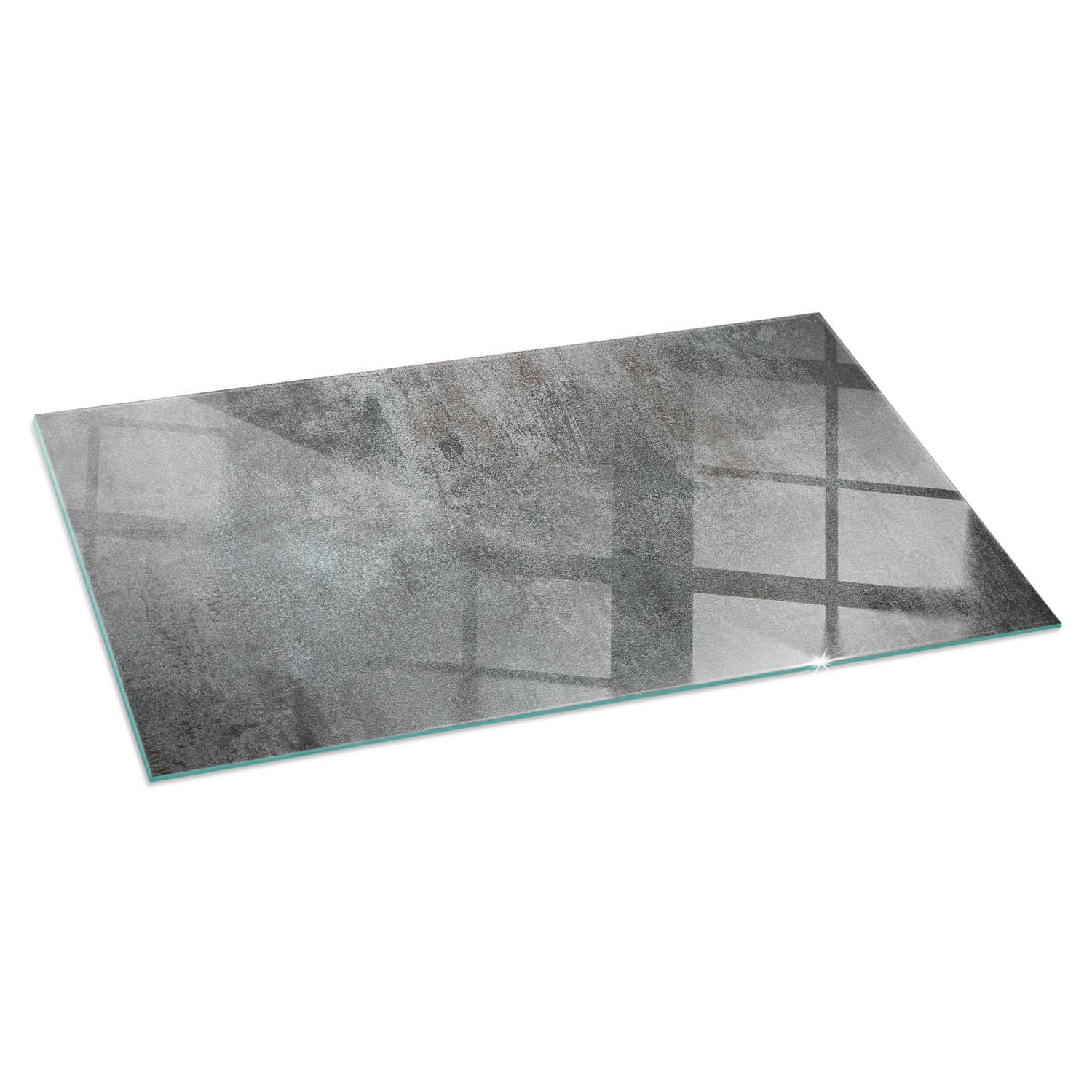 ArtPrintCave Glasplatte Grau 120x60x0.4 cm