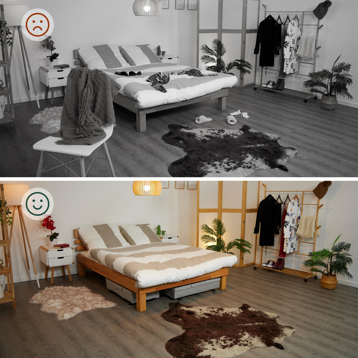 2XÚLOŽNÁ pod posteľ - sivá, kov/plast - Relaxdays