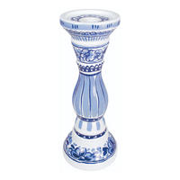 KERZENHALTER Delfts Blond in Blau - 28cm - Blau, Keramik (9.9/28/10.2cm) - Blond Amsterdam