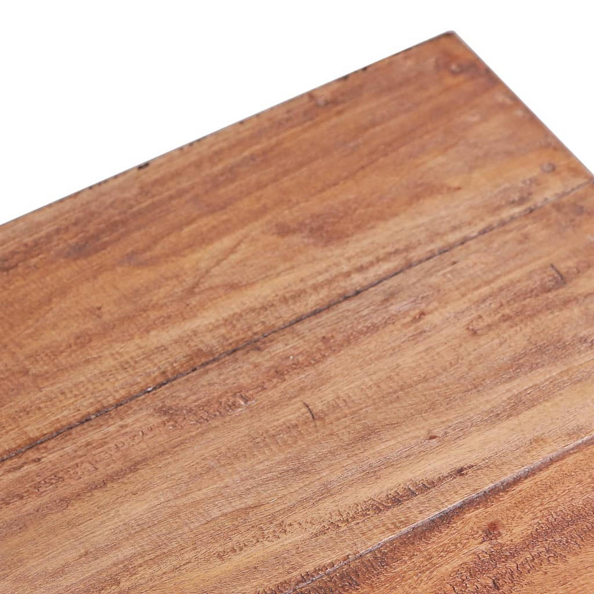 COUCHTISCH 60x45x23 cm Altholz Massiv - Braun, Holz (45/60/23cm) - furnicato