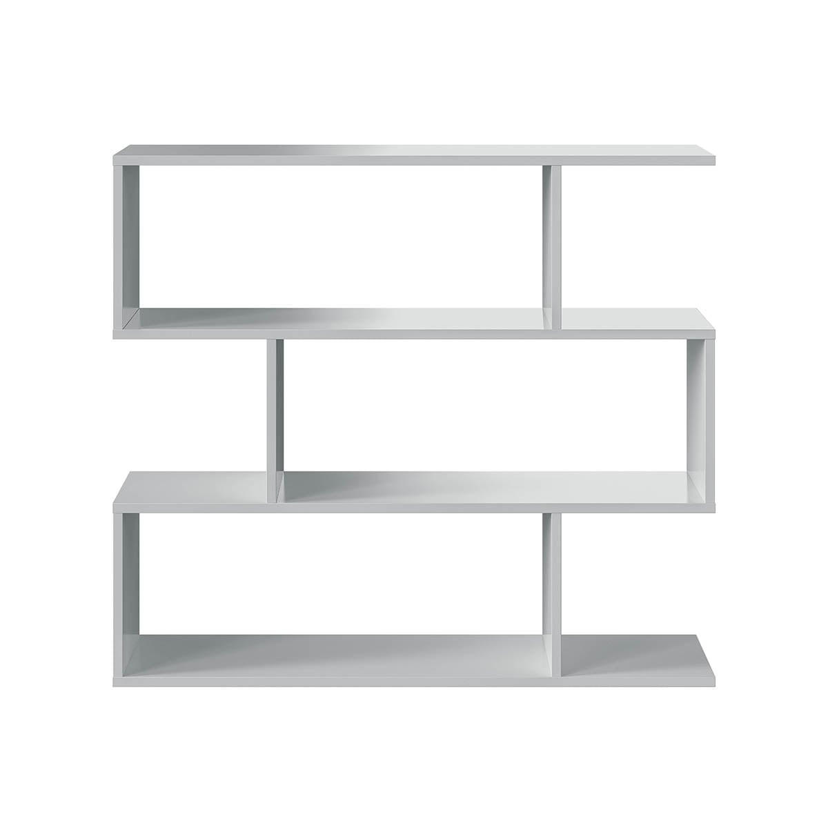 REGAL mit 3 Ebenen L110 cm - Athena - Weiß, Holzwerkstoff (24/97/110cm) - Calicosy