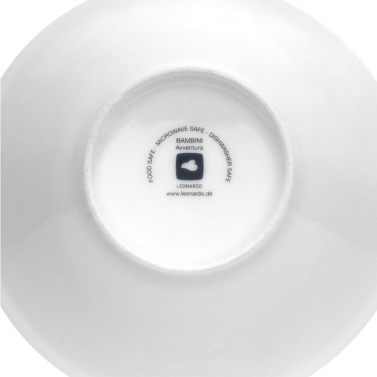 KINDERGESCHIRR SET BAMBINI AVVENTURA Meer - Hellblau, Keramik (9.5/21.5/21.3cm) - Leonardo Living