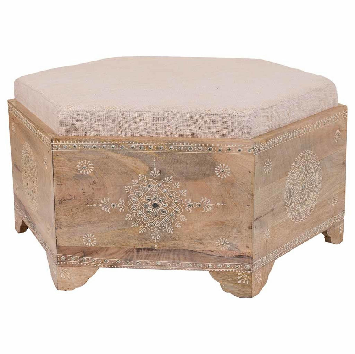 BANK aus Holz 70x60x29 cm - Braun, Holz (70/29/60cm) - Wanderlust
