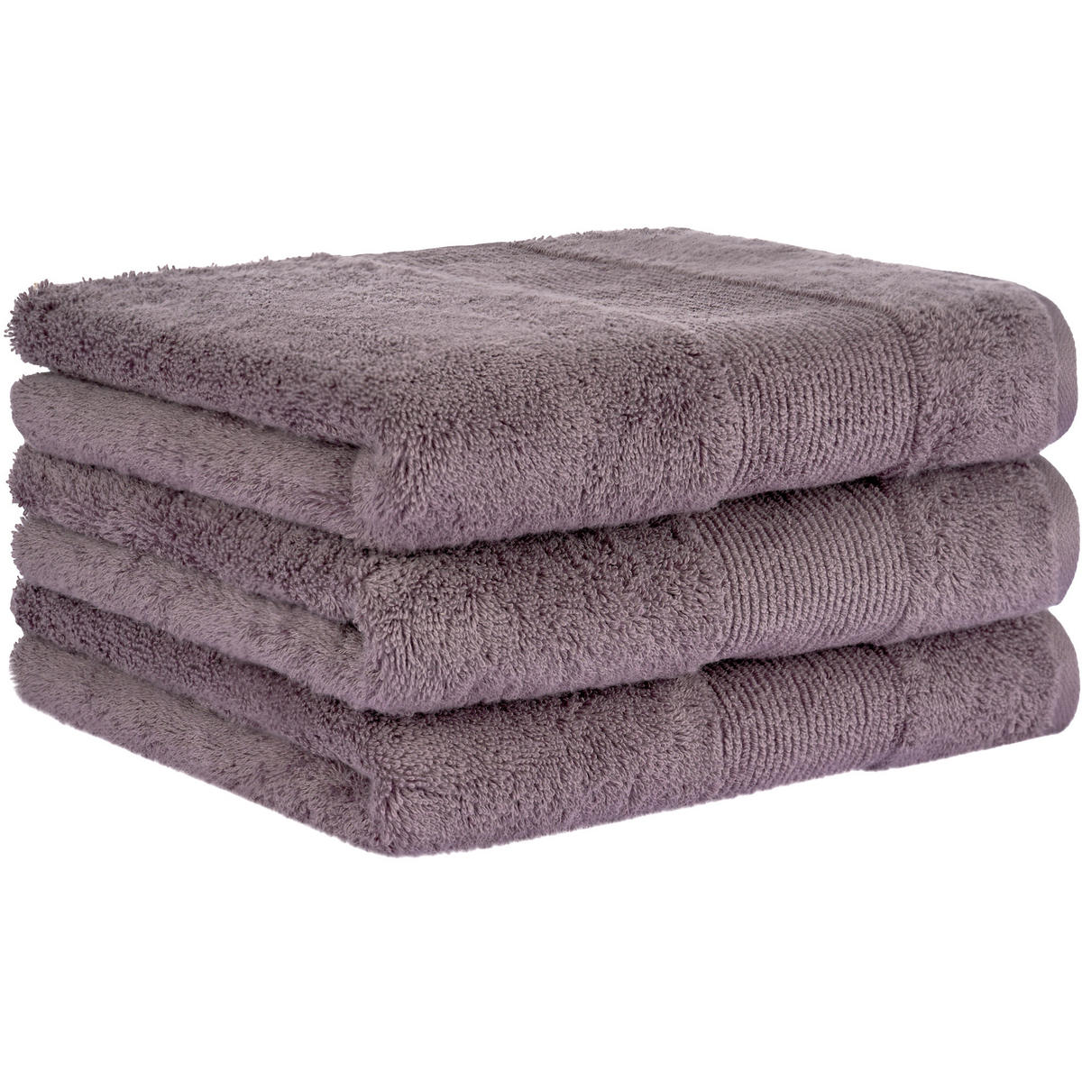 HANDTÜCHER THE LUXURY 5000 FEIGE - 814 - Lila, Textil (80/150cm) - Cawö
