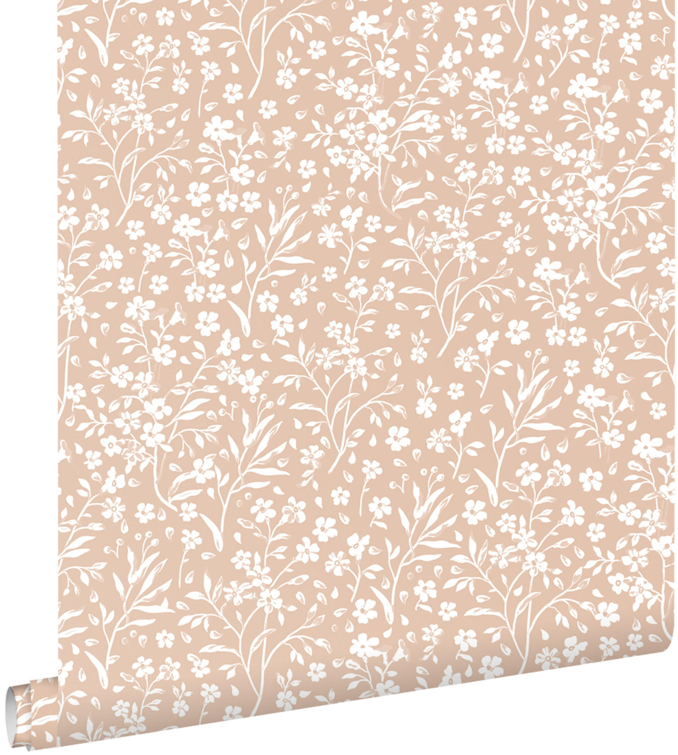 TAPETE Blumen 50 x 900 cm - Pink, Papier (50/0.1cm) - ESTAhome