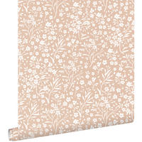 TAPETE Blumen 50 x 900 cm - Pink, Papier (50/0.1cm) - ESTAhome