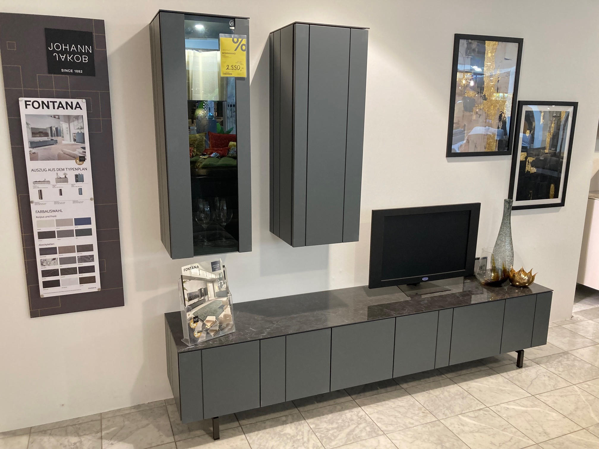 WOHNWAND FONTANA - Johann Jakob