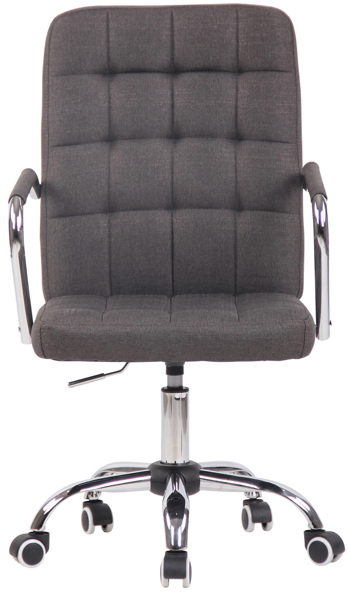BÜROSTUHL Tenor, Stoff Dunkelgrau - Dunkelgrau, Textil/Metall (56/103/60cm) - TPFLiving