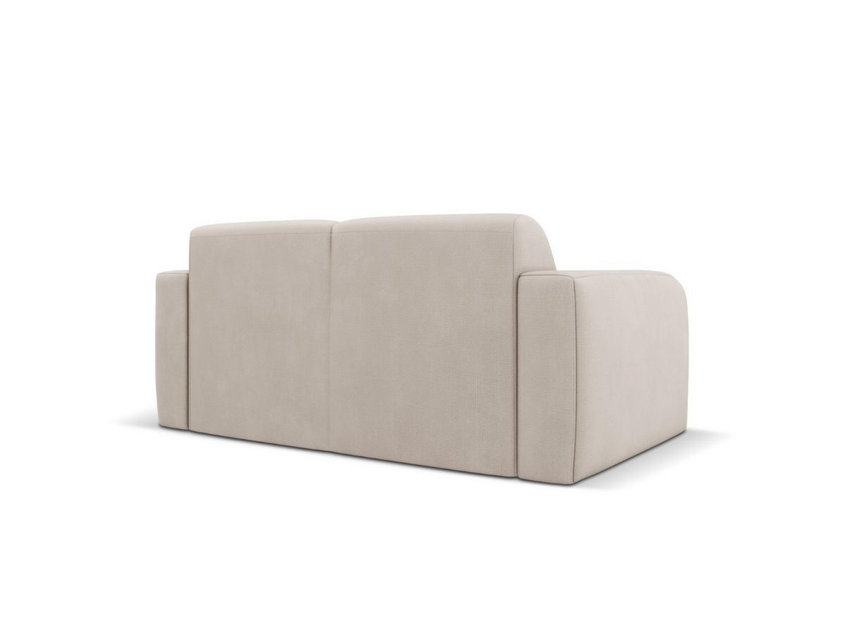 SOFA Molino aus strukturiertem Stoff beige 2 Sitzplätze - Beige, Textil (95/72/170cm) - Micadoni