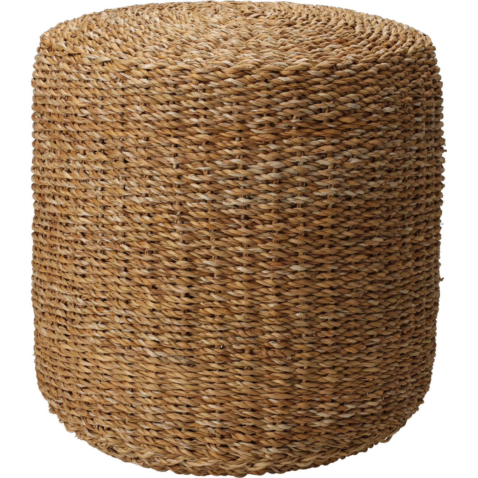 HOCKER Seegras Ø 40 cm - Braun, Naturmaterialien (40/38/40cm)