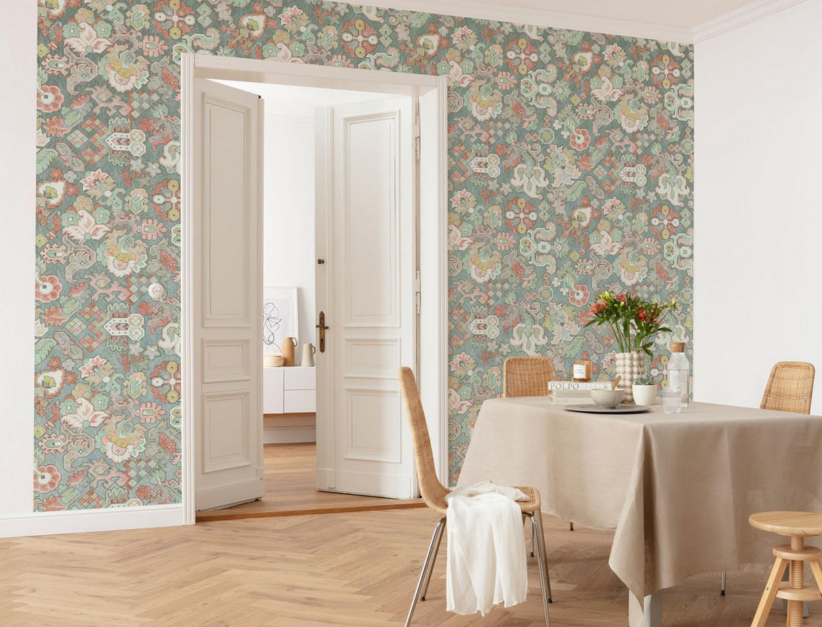FOTOTAPETE Meeresblumen 400 x 280 cm - Multicolor, Papier (400/280cm) - Sanders & Sanders