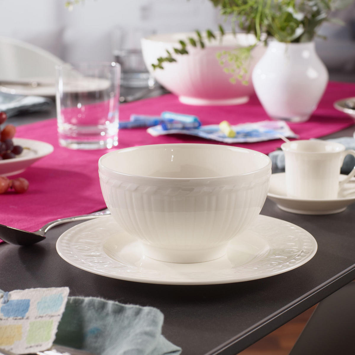 BOLS Cellini weiß ø 14,3 cm 4er Set - Weiß, Keramik (14.3cm) - Villeroy & Boch