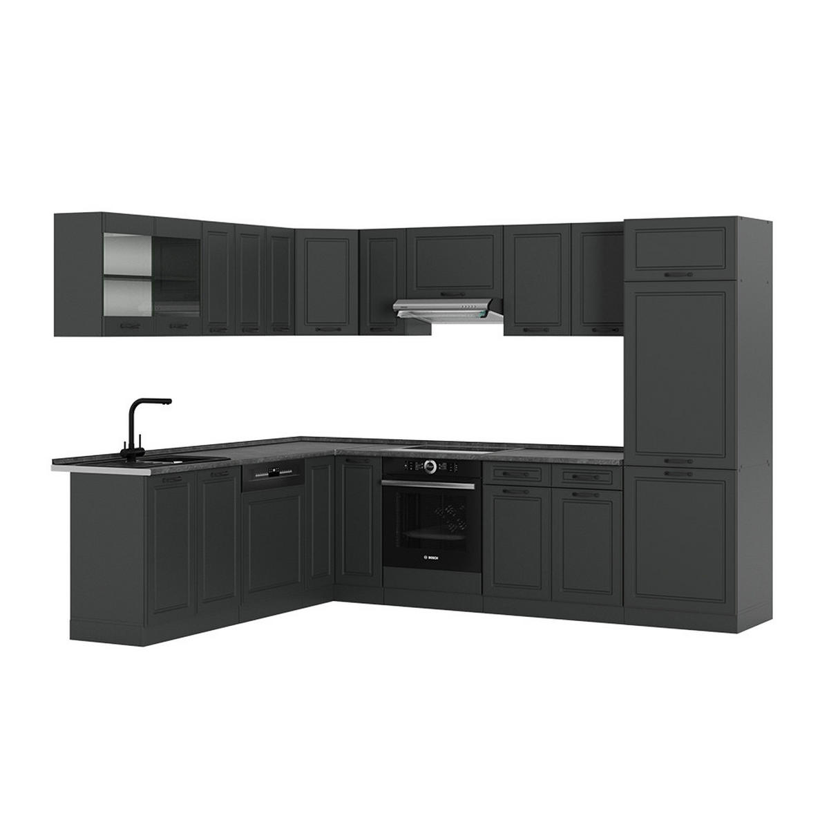 Anthrazit, Holzwerkstoff (287/81.6/60cm) - Vicco