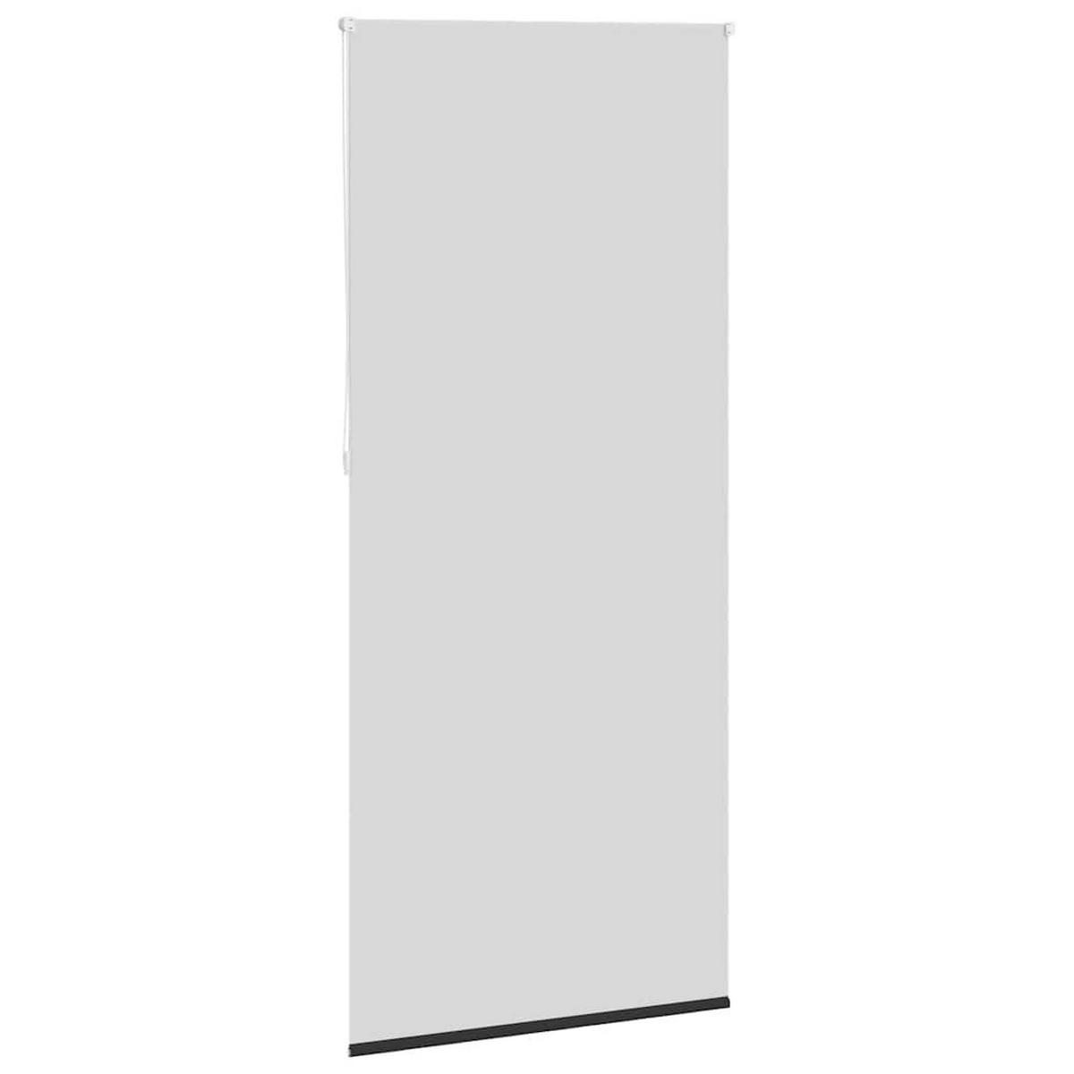 VERDUNKELUNGSROLLO 124,4/230 cm Stoffbreite 120 cm aus Polyester Schwarz - Schwarz, Textil (120/1/230cm) - vidaXL