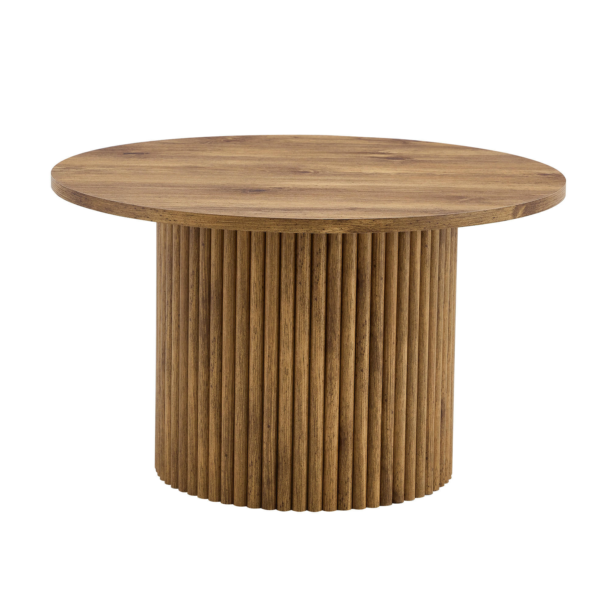 COUCHTISCH 70/70/42 cm holzfarben aus MDF mit Metallrahmen - Kieferfarben, Holzwerkstoff (70/70/42cm) - OKWISH