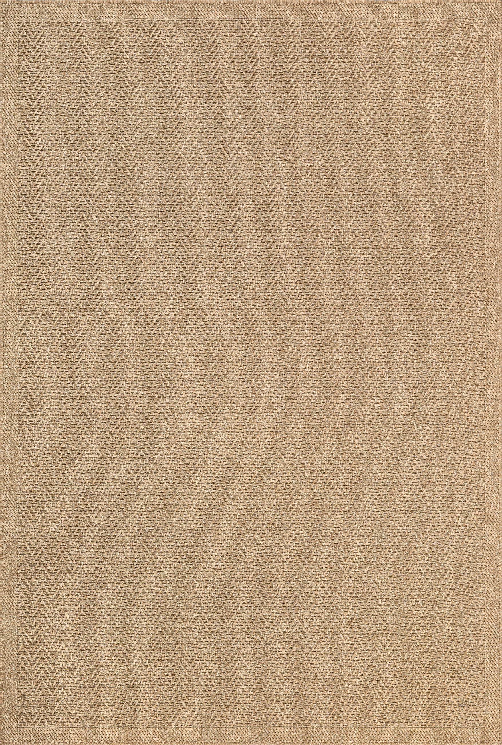 FLACHWEBTEPPICH Geometrisch CORDEV Polypropylen Natur 240 x 340 cm - Beige, Textil (240/340cm) - KADIMA DESIGN