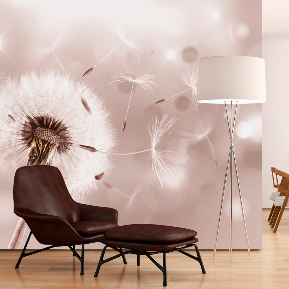 VLIESTAPETE Weiß 300/210 cm - Pink/Weiß, Textil (300/1cm) - KUNSTLOFT