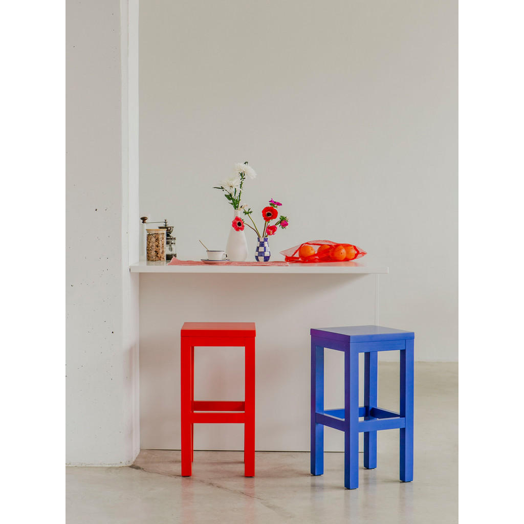 Thumbnail - RNT By Really Nice Things Hocker, Rot, Holz, 33x65x33 cm, Wohnzimmer, Hocker, Sitzhocker