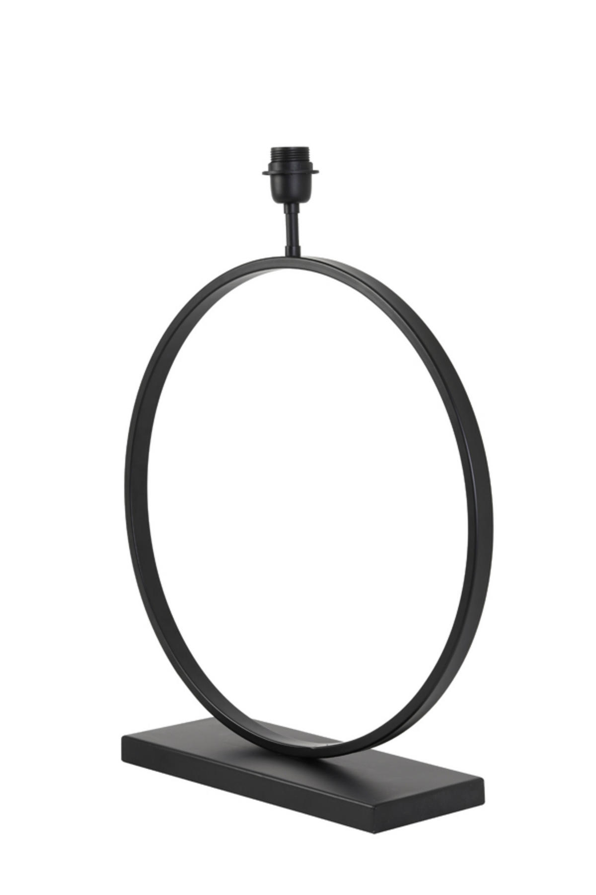 LAMPENFUSS Liva Schwarz Ø50/64 cm - Schwarz, Metall (50/15/59cm) - Light & Living