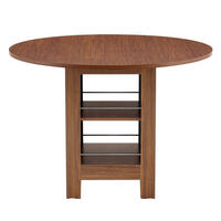 ESSTISCH Walnussoptik 100/100/76 cm - Walnussfarben, Holz (100/100/76cm) - PANGIVO
