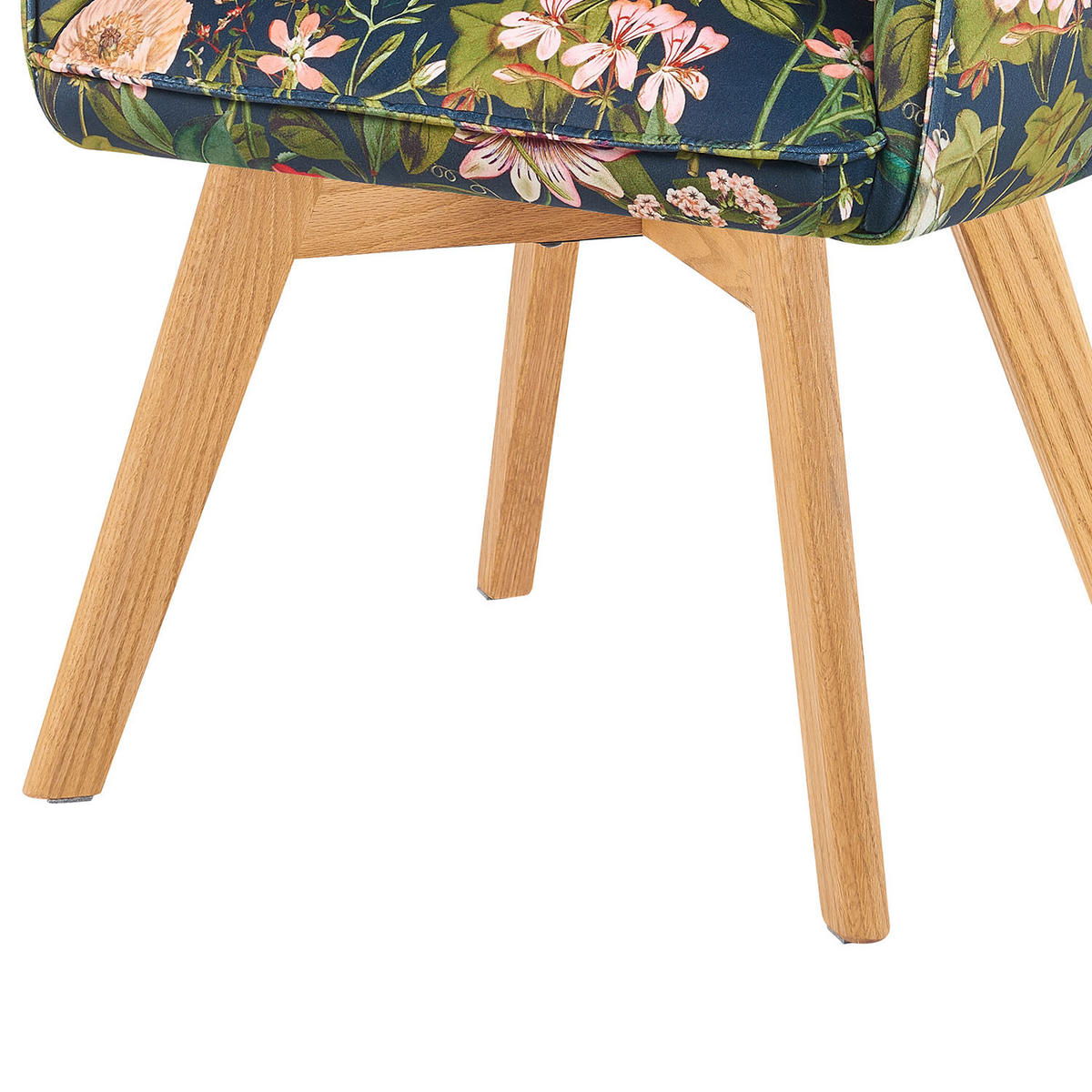 ARMLEHNSTUHL Mika-Tom - Honigeiche/Multicolor, Eichenholz/Holz (60/88/63cm) - DUBI Möbel