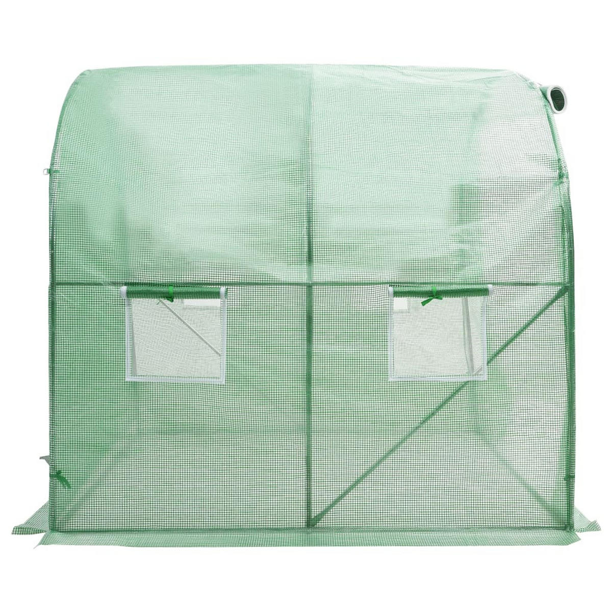 GEWÄCHSHAUS 4 m² 2x2x2 m - Grün, Kunststoff (2/2/200cm)