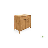 KOMMODE PAUL Wildeiche - Wildeiche, Holz (80/80/50cm) - byoak