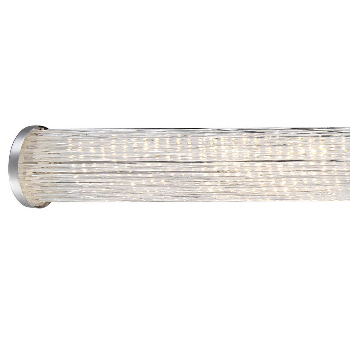 LED DECKENLEUCHTE SELINA Klar Chrom Glas - Klar, Glas (79.5/6.2/10cm) - Globo Lighting