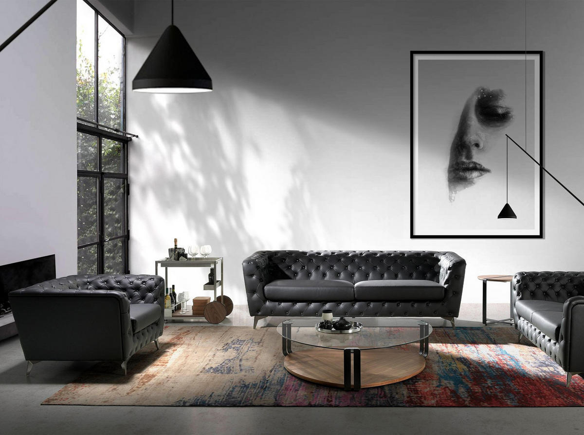 MINIBARWAGEN Stahl und Nussbaum 80/45/74 cm - Edelstahlfarben/Walnussfarben, Metall (80/74/45cm) - ANGEL CERDA