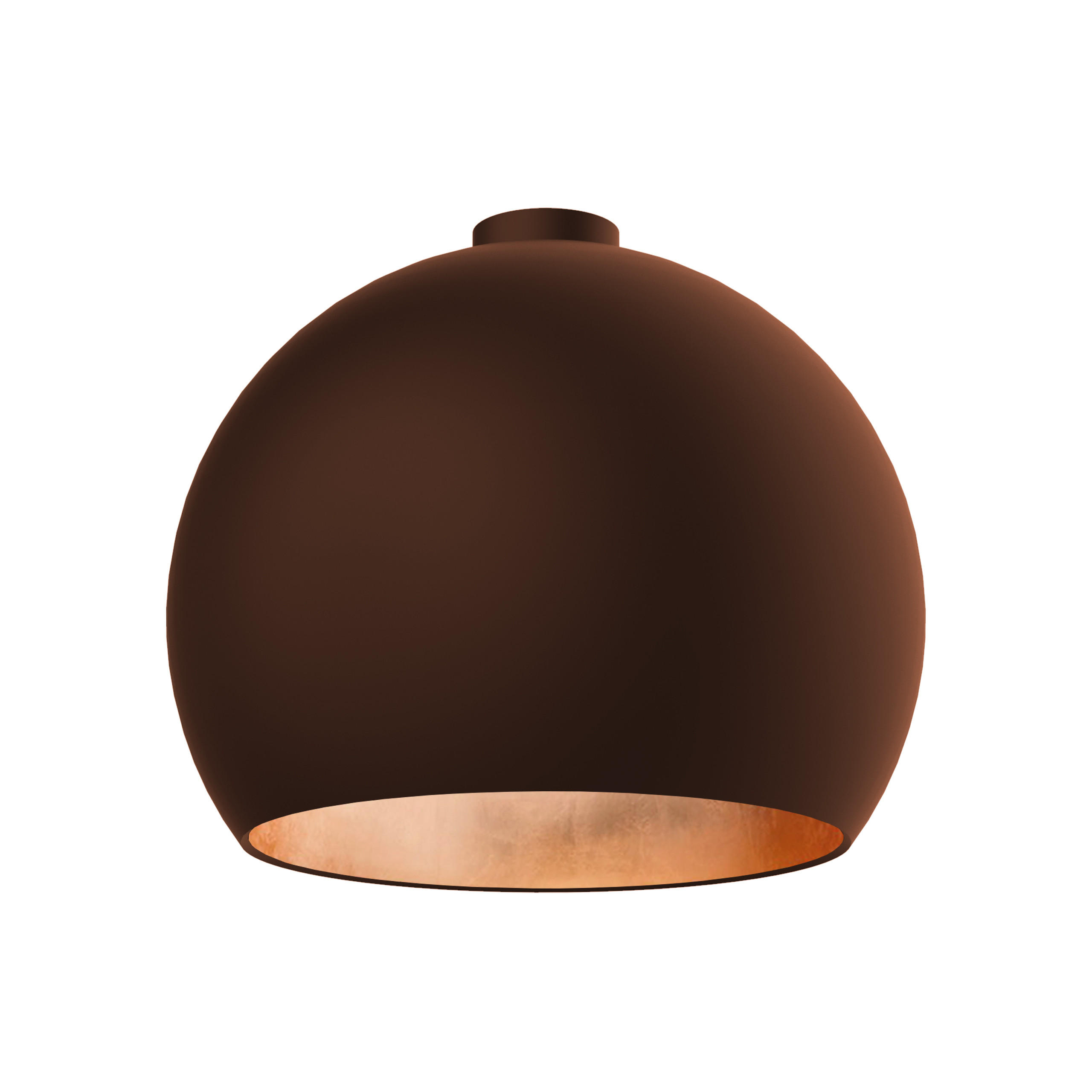DECKENLEUCHTE - Braun, Metall (50/50/45cm) - Lumicom