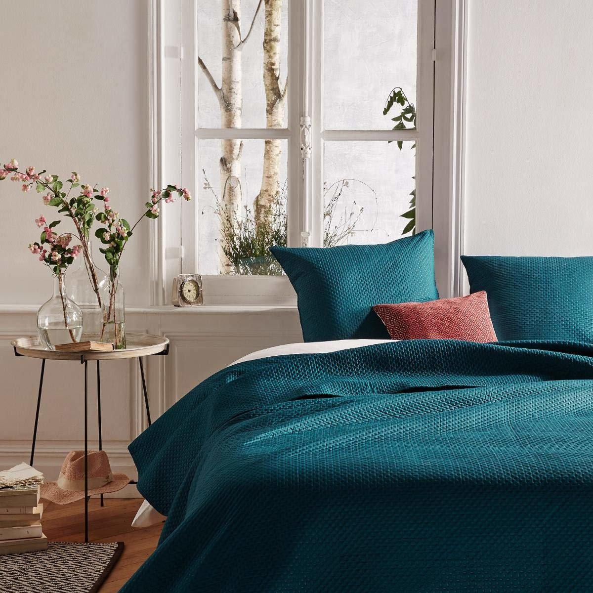 TAGESDECKE SET Dolce Vita 240/260 cm - Blau, Textil (240/260cm) - Atmosphera Createur d´interieur