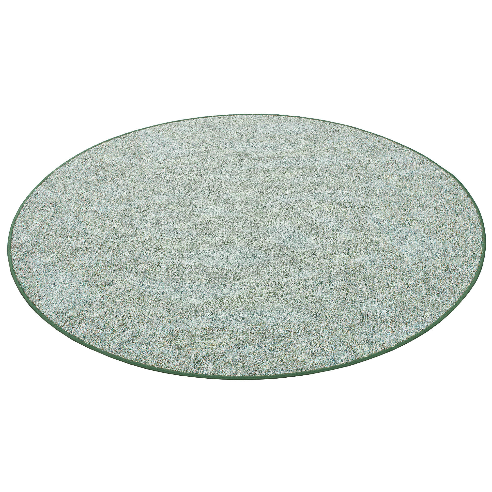 Thumbnail - Snapstyle Schlingenteppich, Grün, Textil, Rund, 160x160 cm, Teppiche & Böden, Teppiche