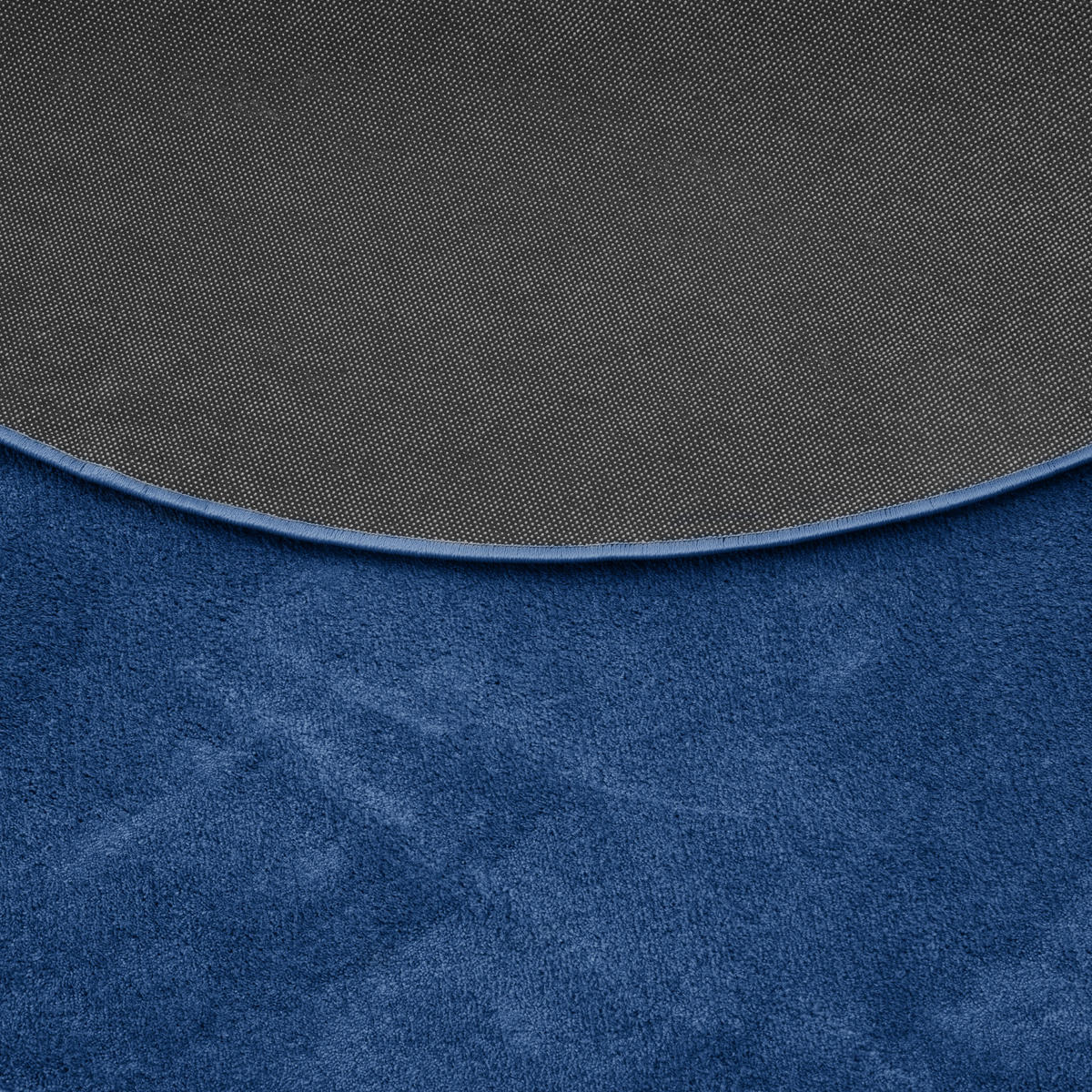 HOCHFLOR LANGFLOR TEPPICH SUPER SOFT MELIA RUND - Dunkelblau, Textil (160/160cm) - Pergamon